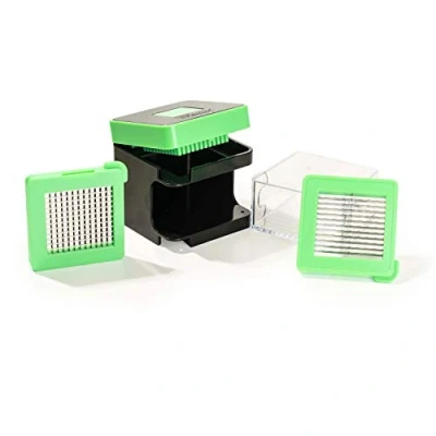 Afbeelding van Genius Nicer Dicer Spicy A34155 groentesnijder, allessnijder, uiensnijder, kleur groen, 4 stuks
