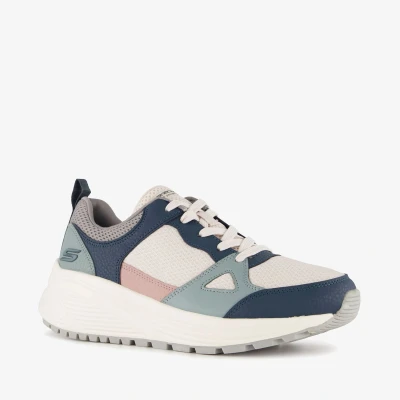 Afbeelding van Skechers Bobs Sparrow 2.0 dames sneakers wit blauw Maat 37 Extra comfort Memory Foam