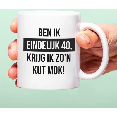 Afbeelding van Mok Ben Ik Eindelijk Jarig 40 Jaar