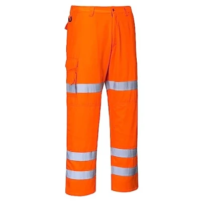 Afbeelding van Portwest RT49ORRXXL Hi Vis 3 Band Combat Trousers, 2X Large, Orange