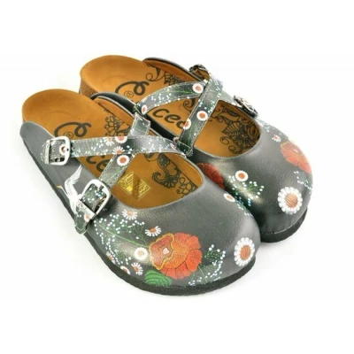 Afbeelding van Goby Rose &amp; Daisy&#039;s Clogs Handgemaakt Premium Kwaliteit Maat 41