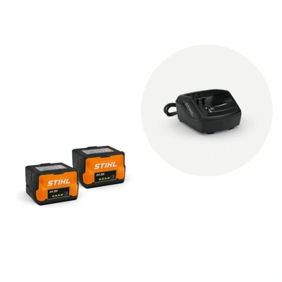 Afbeelding van Stihl Starterset met 2x AK 20 accu en 1x AL 101 lader
