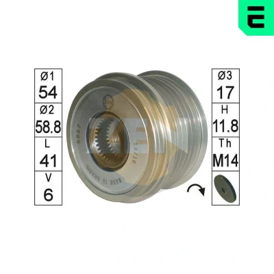 Afbeelding van ERA ZN5657 Dynamovrijloop KIA: Sportage III