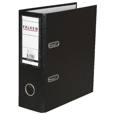 Afbeelding van Ordner hfb PP A5 ver ticaal 8cm zwart per 10