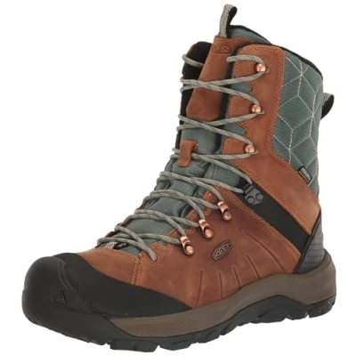 Afbeelding van Keen Revel IV HIGH Polar Snowboots, Dames, Maat: 42, Black/north atlantic Leer en textiel