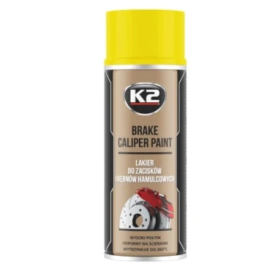 Afbeelding van K2 REM CALIPER PAINT GELLOW HIGH GLOSS 260C Resistant Spray Lak 400 ml