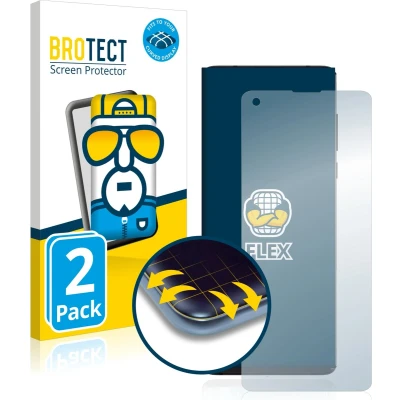 Afbeelding van BROTECT Screenprotector voor Motorola Edge Folie Beschermfolie transparant volledig dekking (2 Stuks)
