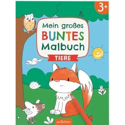 Afbeelding van Mein großes buntes Malbuch Tiere: Ab 3 Jahren