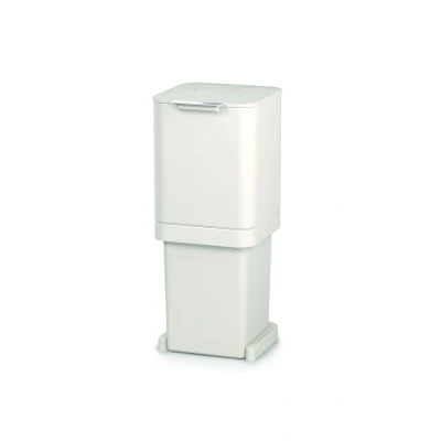 Afbeelding van Prullenbak Joseph Intelligent Waste Totem Pop Stone 40L