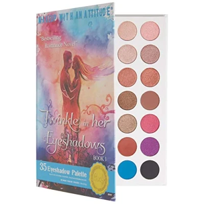 Afbeelding van RUDE Twinkle In Her Eyeshadows 35 Eyeshadow Palette Book 1