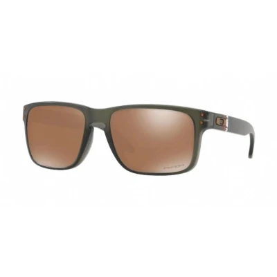 Afbeelding van Oakley Uomo OO9102 HOLBROOK 9102G6 Occhiali da sole O_Matter Verde Marrone Squadrata Normale Prizm