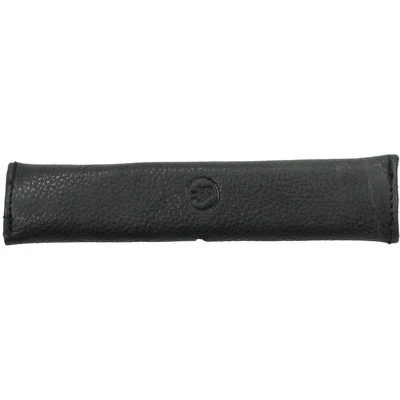 Afbeelding van BR Kinkettingbeschermer Soft leer One Size Zwart