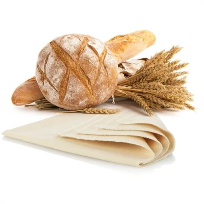 Afbeelding van Robin Goods® linnen doek voor het bakken van brood Deegdoek gemaakt 100% natuurlijk Bakkerslinnen bereiden deeg en (120x75cm 1 stuk)
