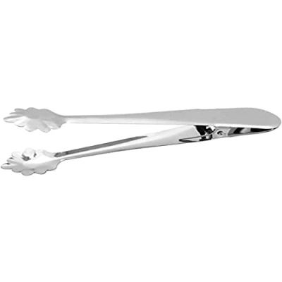 Afbeelding van Fackelmann 12428 Ice Cube Tong van INOX, Roestvrij staal, Zilver/Groen