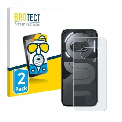 Afbeelding van BROTECT Screenprotector voor Nothing Phone (2a) Plus (Achterkant) Folie Beschermfolie matte (2 Stuks)