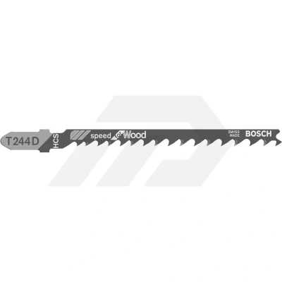 Afbeelding van Bosch T244D Decoupeerzaagblad Speed for Wood (25 Stuks)
