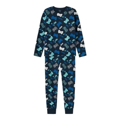 Afbeelding van Name It Dark Sapphire Gamer Long Sleeve Pyjama 18 24 Months