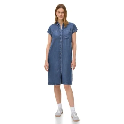 Afbeelding van CECIL Denim look lyocell jurk, blauw, XL
