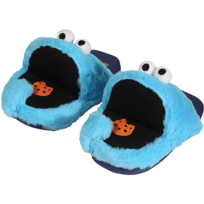 Afbeelding van Sesame Street Cookie Monster Slipper blauw S M Polyester Fan merch, Film, TV series