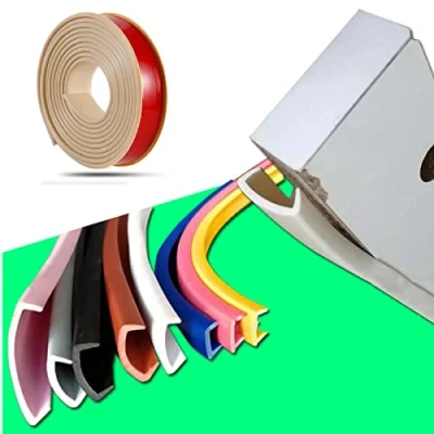 Afbeelding van Meubilair Banding U Vormige TPE Edge Guard Strips, Houten Board Edging Strips voor Kabinet Garderobe Tafel Werkblad en Cut Outs, Tape, Rand (3mx40mm, Kaki)