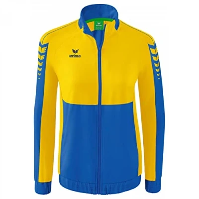Afbeelding van Erima dames Six Wings presentatie jack (1012217), new royal/geel, 36