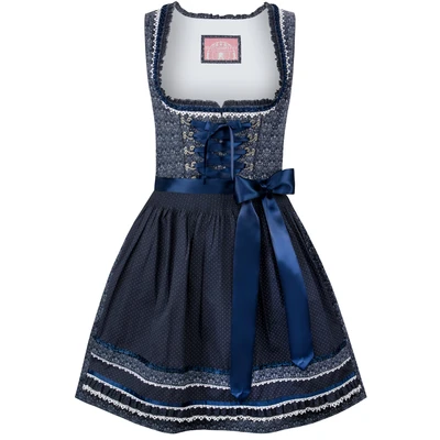 Afbeelding van Stockerpoint Dirndl jurk voor dames speciale gelegenheden, donkerblauw, 44