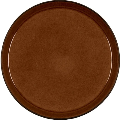Afbeelding van Bitz Dinerbord Gastro Zwart/amber ø 27 cm
