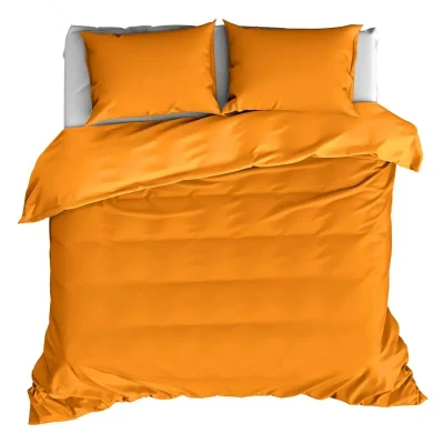 Afbeelding van Dekbedovertrek De Witte Lietaer Olivia Copper Satijn 240 x 200 / 220 cm Lits Jumeaux