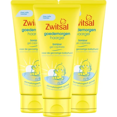 Afbeelding van 3x Zwitsal Goedemorgen Haargel 100ml