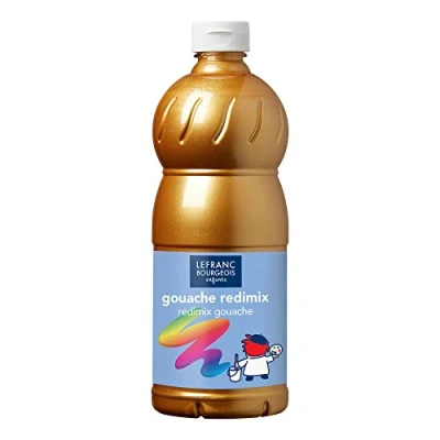 Afbeelding van L&amp;B Plakkaatverf Redimix Gold 1L