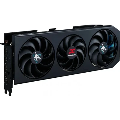 Afbeelding van PowerColor Radeon RX 9070 XT Hellhound 16GB OC grafische kaart RDNA4, GDDR6, 3x DisplayPort, 1x HDMI