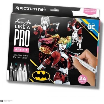 Afbeelding van Spectrum Noir Fan Art Like a Pro Kit Harley Quinn