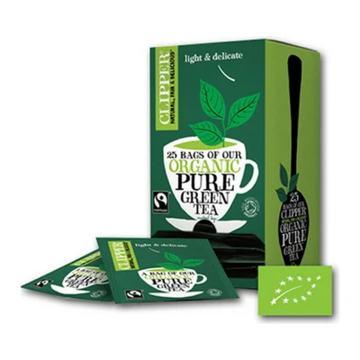 Afbeelding van Clipper Fairtrade Green Bio 6 x 25 stuks