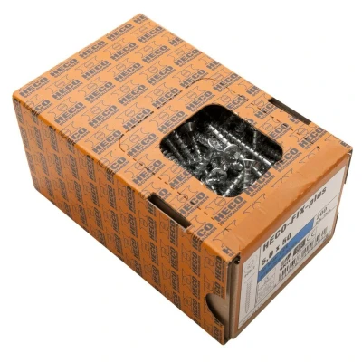 Afbeelding van Heco 58060701 Fix plus spaanplaatschroeven Staal Verzinkt Verzonken Deeldraad Pozidriv PZ3 6 x 140mm (100st)