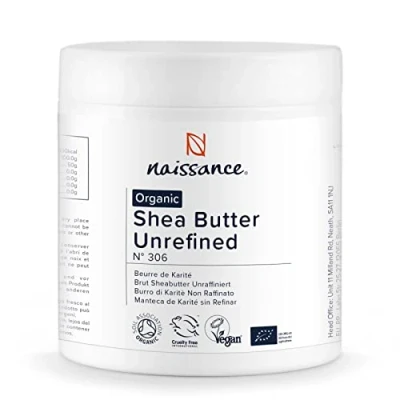 Afbeelding van Naissance Sheaboter BIO (nr. 306) 500 g zuiver en natuurlijk, ongeraffineerd, biologisch gecertificeerd, met de hand kneden, veganistisch parfumvrij ethisch duurzaam gemaakt van Ghana
