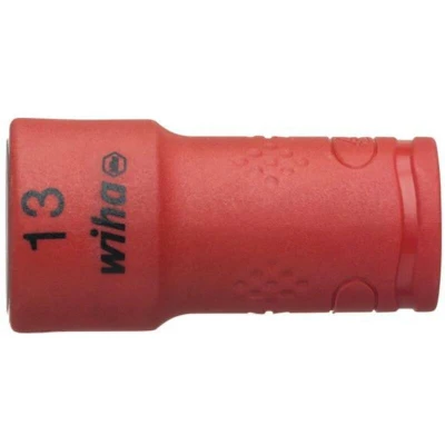 Afbeelding van Wiha 246233 Dopsleutelinzet geïsoleerd 1/4&quot; buitenzeskant 13.0 mm x 42 43098