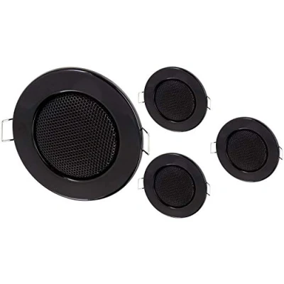 Afbeelding van HAVA Set van 4, volledig metalen inbouwluidsprekers, halogeendesign, inbouw 60 mm