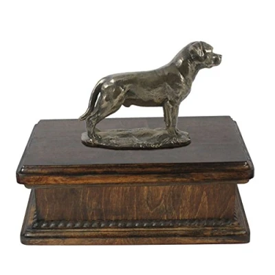 Afbeelding van Elegante urn hond voor Yorkshire Terrier as met beeldje