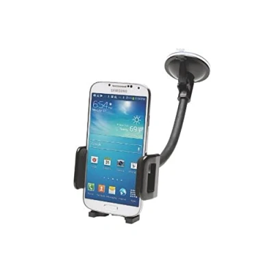Afbeelding van Kensington Universele autohouder voor smartphones aan voorruit en ventilatie, inclusief iPhones, Android, Windows telefoons, zwart, K39217EU