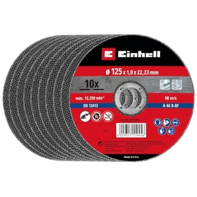 Afbeelding van Einhell Slijpschijven dun 125x1,0 mm 10 stuks