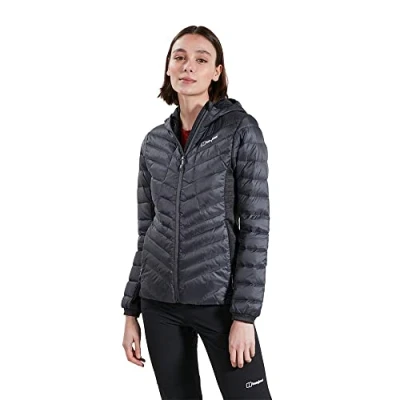Afbeelding van Berghaus Dames Tephra Stretch Reflect Donsjack Grijs Pinstripe/Jet Black, 14