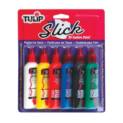 Afbeelding van Tulip Dimensional fabric paint Slick 6stuks