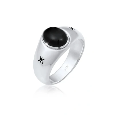 Afbeelding van Kuzzoi Statement Ring silvercoloured, Heren, Maat: 66, Silver coloured