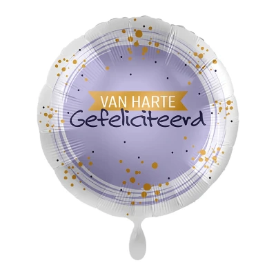 Afbeelding van Everloon Folieballon Van Harte Gefeliciteerd 43cm