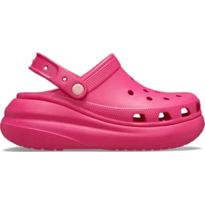 Afbeelding van Crocs Crush Muiltjes met hak, Dames, Maat: 39 40, Dragon fruit Kunststof