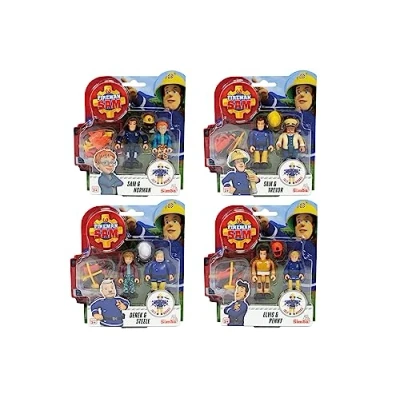 Afbeelding van Simba Brandweerman Sam 2 Figuren + Accessoires Assorti