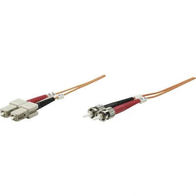 Afbeelding van LWL patchkabel 50μ adapterkabel duplex ST/stekker SC/stekker 1,0 m