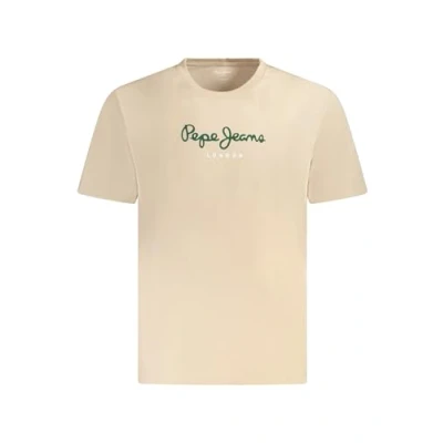 Afbeelding van Pepe Jeans EGGO Tshirt print, Heren, Maat: XL, Light beige