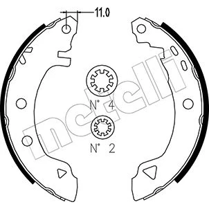 Afbeelding van Metelli Remschoen set 53 0002