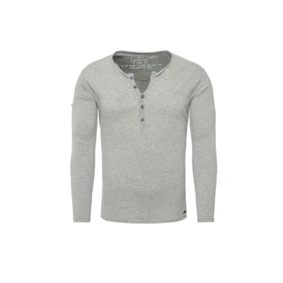 Afbeelding van Key Largo shirt mls00038 Zilvergrijs S